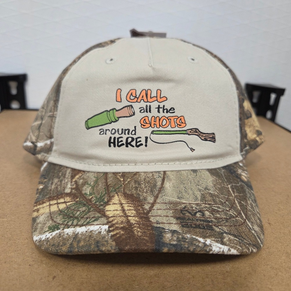 Kids Toddler Realtree Edge Camo Hat I Call All The Shots Duck Hunting